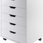 Winsome Halifax Storage/Organization， 5 drawer， White